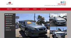 Desktop Screenshot of hilltopcars.com